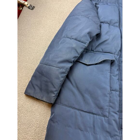 Everlane Women's XS Navy Blue ReNew Long Puffer Jacket - Picture 12 of 16